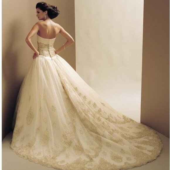 NWT Mon Cheri Wedding Dress Bridal Victoria - Picture 2 of 7